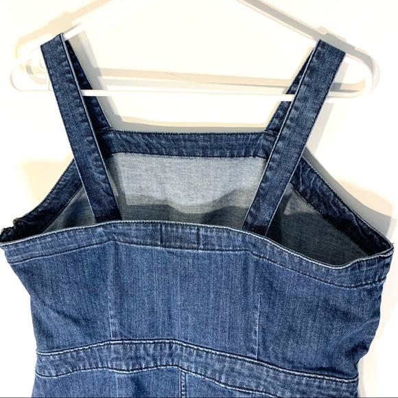 SOLD Universal Thread Denim Bib Dress - Picture 7 of 11